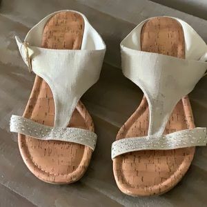 Wedge Beige Sandels